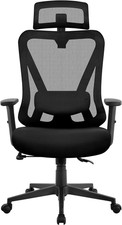 Poltrona/Sedia Ufficio Scrivania Ergonomica Lombare Schienale Reclinabile Blocca