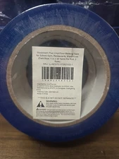 2 Stockroom Plus Sports Vinyl Tape Blue 1” x 36 Yards Durable Floor Marking Tape