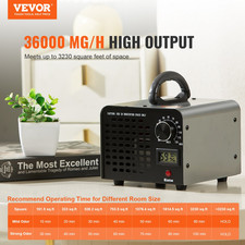 VEVOR Ozone Generator, 36000mg/h Ozone Machine Odor Remover, High Capacity Comme