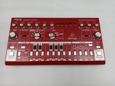 BEHRINGER TD-3-RD  Analog Bass Line Synthesizer Red   Very Good Condition