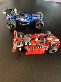 LEGO 42011 & 42010 Partial Builds  Technic: Model Race Car & Off-Road Racer