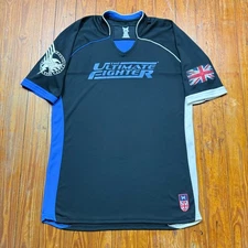 The Ultimate Fighter Team UK Jersey Mens Size 2XL Black Blue UFC Tapout 2009