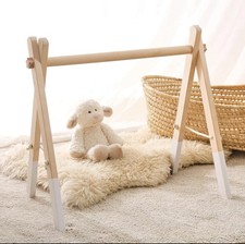 Baby Play Gym for Newborn Baby Arch - Natural Wood
