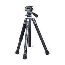FotoPro X-AIRCROSS 3 Video 5-Section Carbon Fiber Tripod with MH-2L Fluid Video