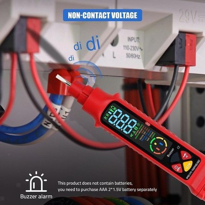 Non Contact Voltage Tester Pen LCD Display Multipurpose DC Voltage Electrical