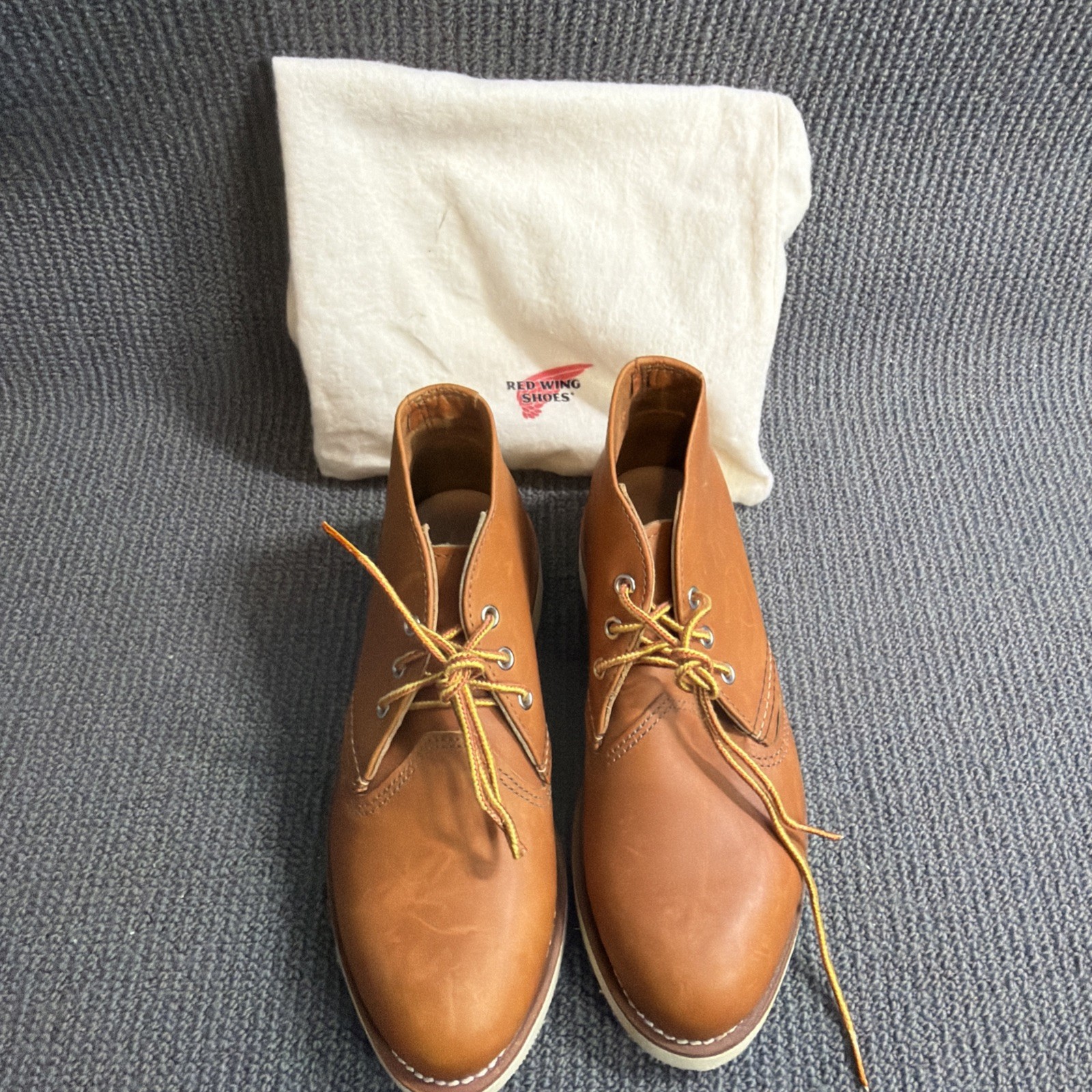 Red Wing 3140 Chukka brown leather Men's Lace up boots USA 7 D Uk 6 EUR 39