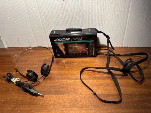 Working Vintage Sony Walkman WM-F12 Cassette Player