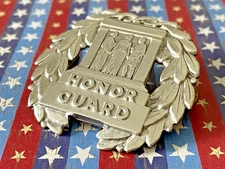 RARE Antique STERLING U.S. Army Tomb of the Unknown Soldier Sentinel Badge Minty