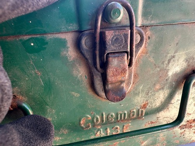 #ad #ad Vintage Coleman 413E Camp Stove – Untested – Made in USA – Wichita Kansas – AS I $40.00