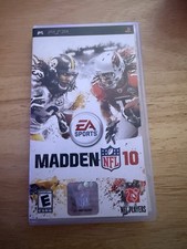 Madden NFL 10 Sony PSP Complete CIB Case Manual Disc Untested EA Sports Football