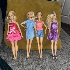 X4 Barbie Dolls Bundle Good Condition