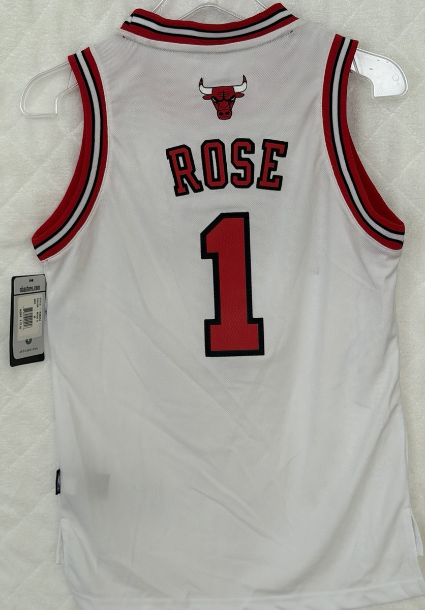 Derrick Rose #1 Chicago Bulls NBA Adidas Jersey Youth Size Medium