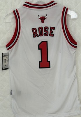 Derrick Rose #1 Chicago Bulls NBA Adidas Jersey Youth Size Medium