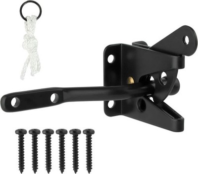 Durable Self-Latching Door Lock for Garden Gates - Easy Install & Padlockable