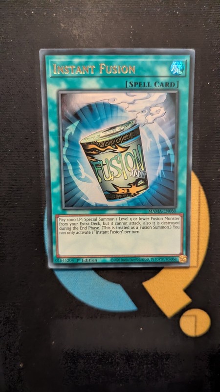 MAMA-EN080 Instant Fusion Ultra Rare 1st Edition YuGiOh Card