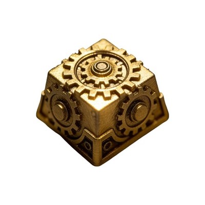 Resin Gear Keycap For Mechanical Keyboard Enhances Typing Experience