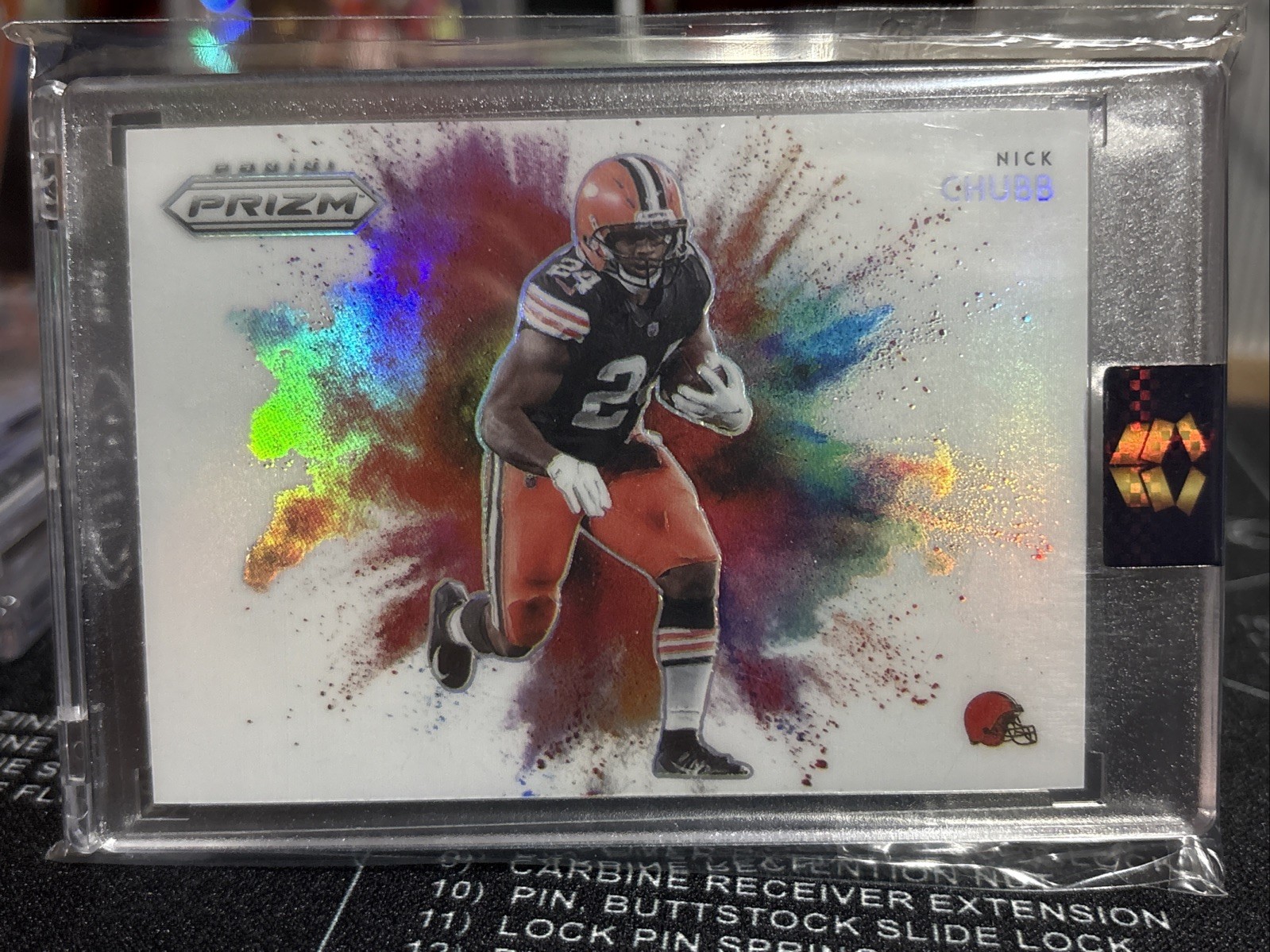 2021 Panini Prizm - Color Blast Nick Chubb #CB-7