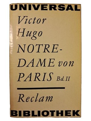 Victor Hugo Notre-Dame von Paris Band II Reclam Taschenbuch Historischer Roman