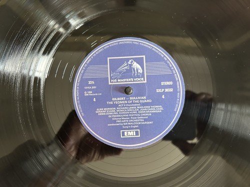Gilbert & Sullivan The Yeoman of The Guard, Sir Malcolm Sargent 12” Vinyl Record - Picture 23 of 23