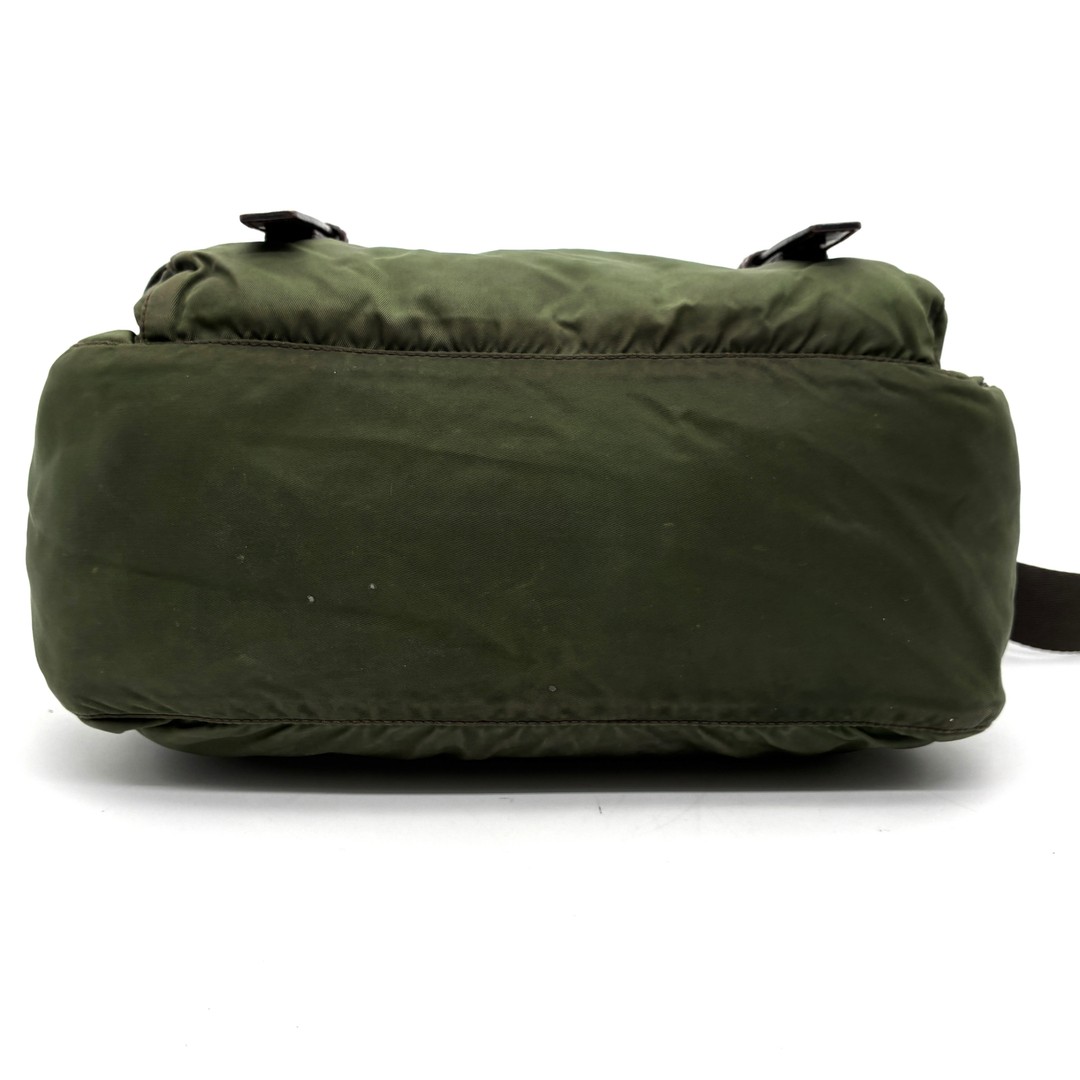 Authentic PRADA Shoulder Bag Triangular Logo Flap… - image 6