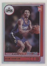 2021-22 Panini NBA Hoops Rookies Artist Proof 24/25 Keon Johnson #205 5l1