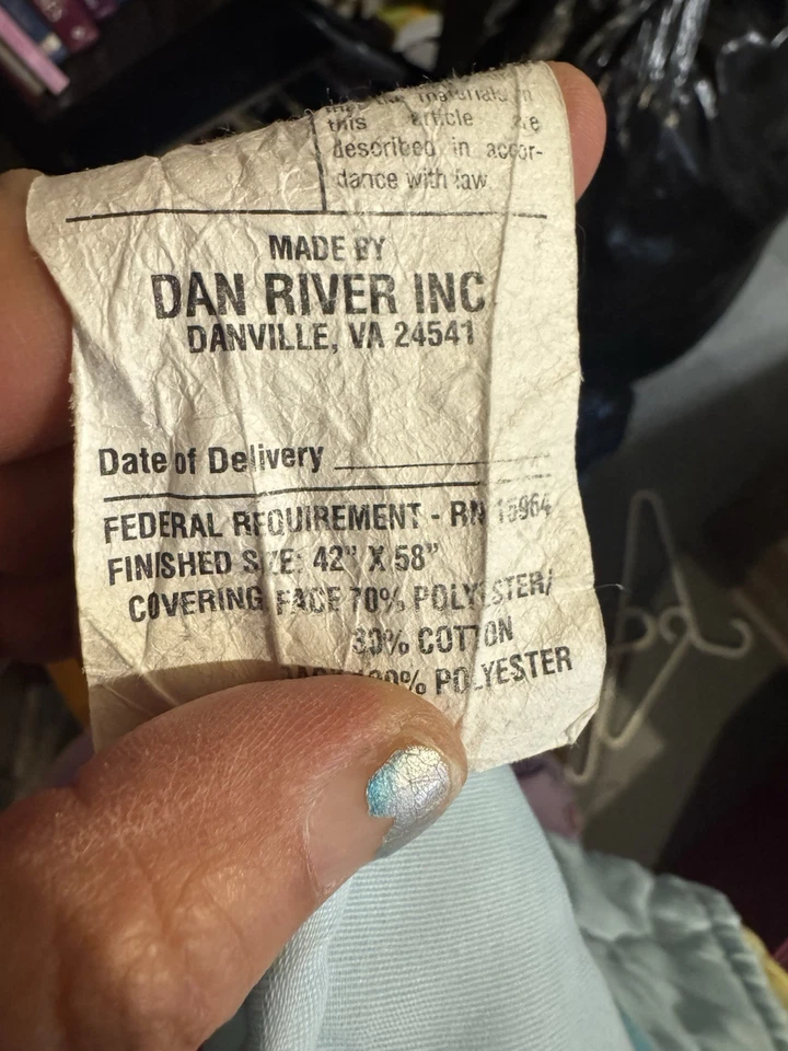 Edredón vintage años 90’s Blue’s Clue’s tamaño niño. 42” X 58” usado en excelente estado Foto 3 de 3