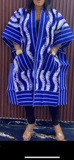 African Print Ankara Aso oke Kimono Style Jacket One Size Fits All.Free Size.