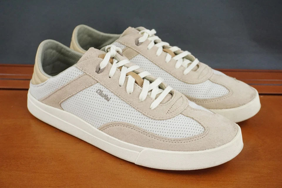 Zapatos informales OluKai Kilea para mujer talla 9,5 EE. UU. gamuza malla tostada cuero Foto 3 de 4