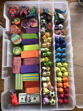 Erasers Collectibles, Japanese Erasers, Foohy erasers, and more 