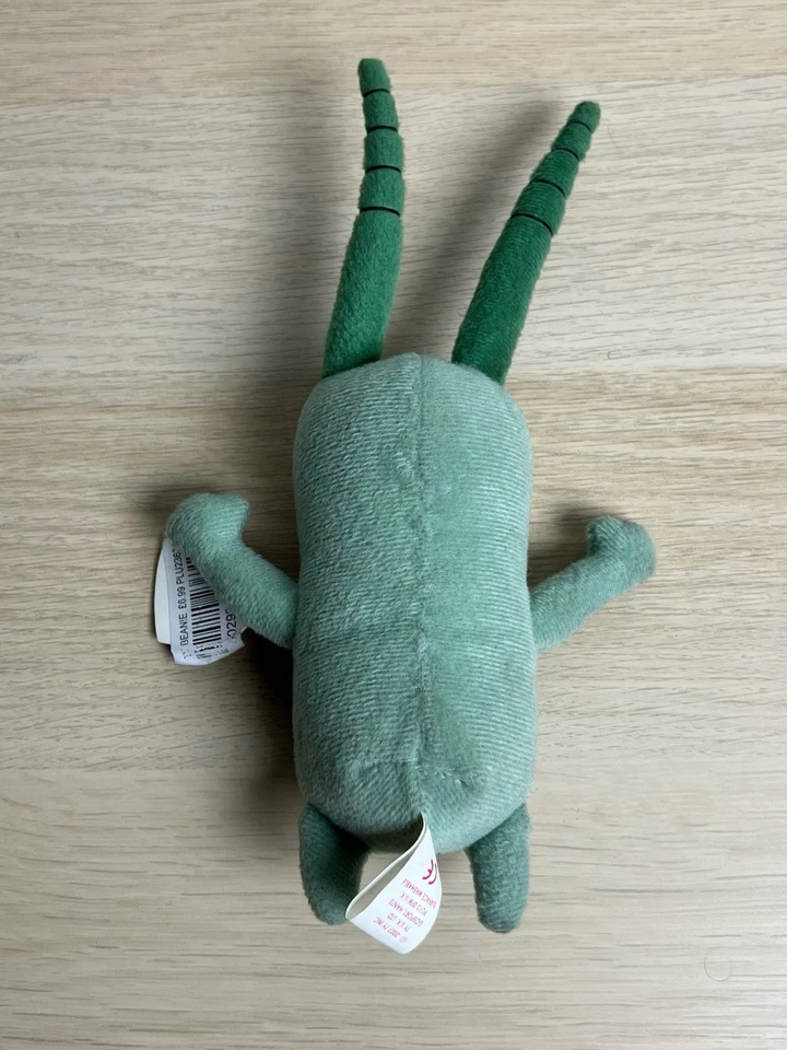 2007 SpongeBob SquarePants Plankton Official Original TY Beanie BRAND NEW W/TAGS - Image 2 of 4