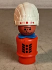 Vtg. Fisher-Price Little People Western Town #934 American Indian Chief Figure
