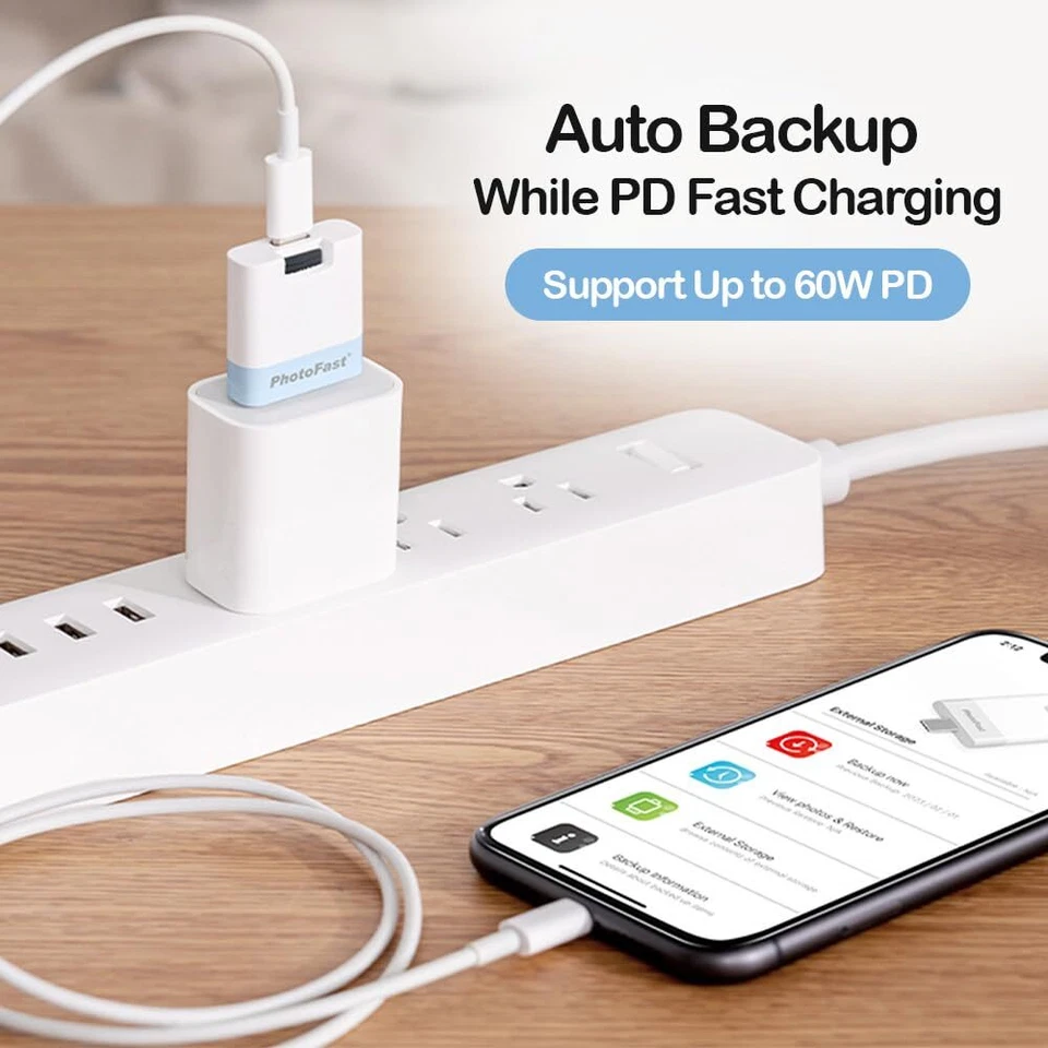 PhotoCube PD Plus PD+, Smart Auto Photo & Video Backup, The Photo Stick, Flas... - Image 3 of 4