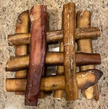 6" inch Black Angus JUMBO THICK BULLY STICKS Natural DOG chews Treats USA SOURCE