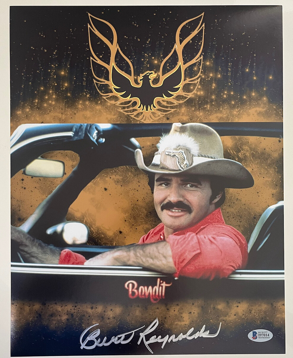 Burt Reynolds Autographed Signed SMOKEY AND THE BANDIT 11X14 PHOTO BAS BECKETT 