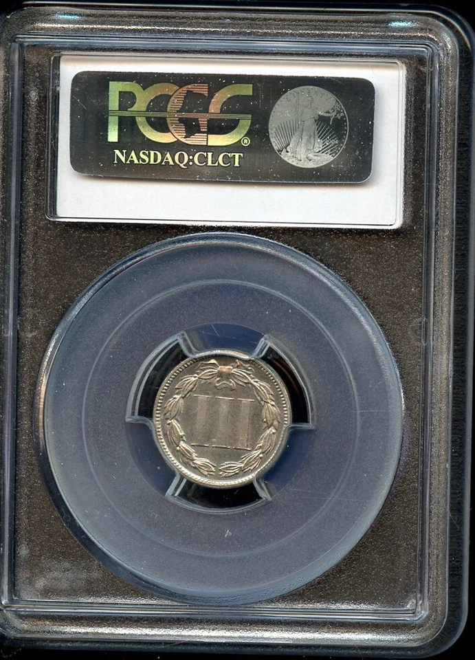 UNITED STATES 1884 PROOF 3c NICKEL PCGS PR65 CAC AS SHOWN - Image 4 of 4