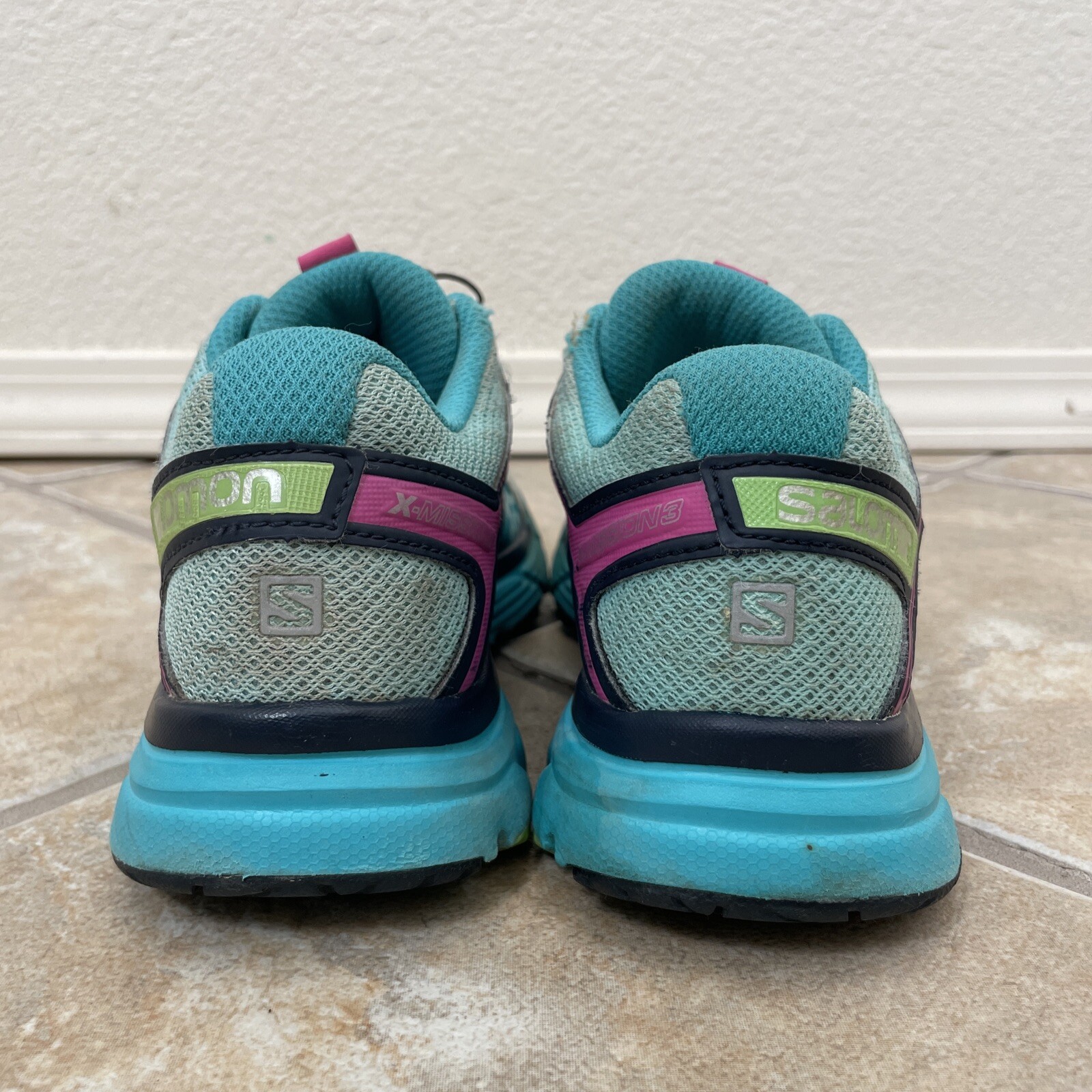 Scarpe da trail running Salomon X Mission 3 donna color verde acqua 171383 taglia 8 5