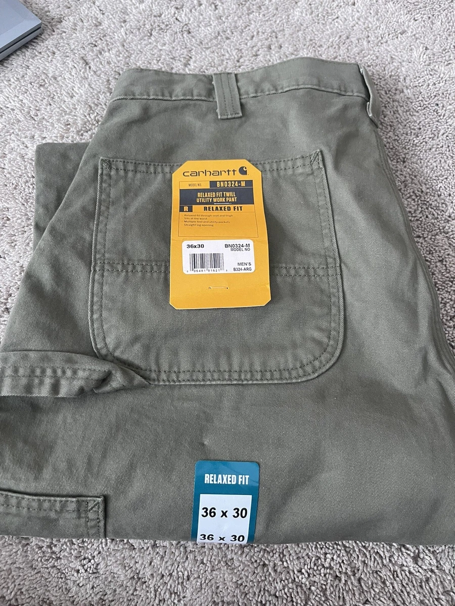 Carhartt Men's Washed Twill Relaxed Fit Work Pants