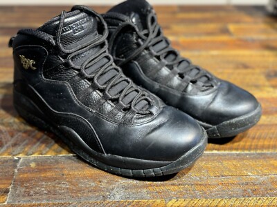 Air Jordan 10 Retro NYC Gold City Pack 2016 Mens Sneakers