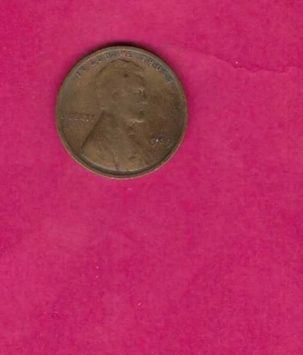 US LINCOLN WHEAT CENT 1909 P   FINE-NICE OLD VINTAGE ANTIQUE PENNY COIN