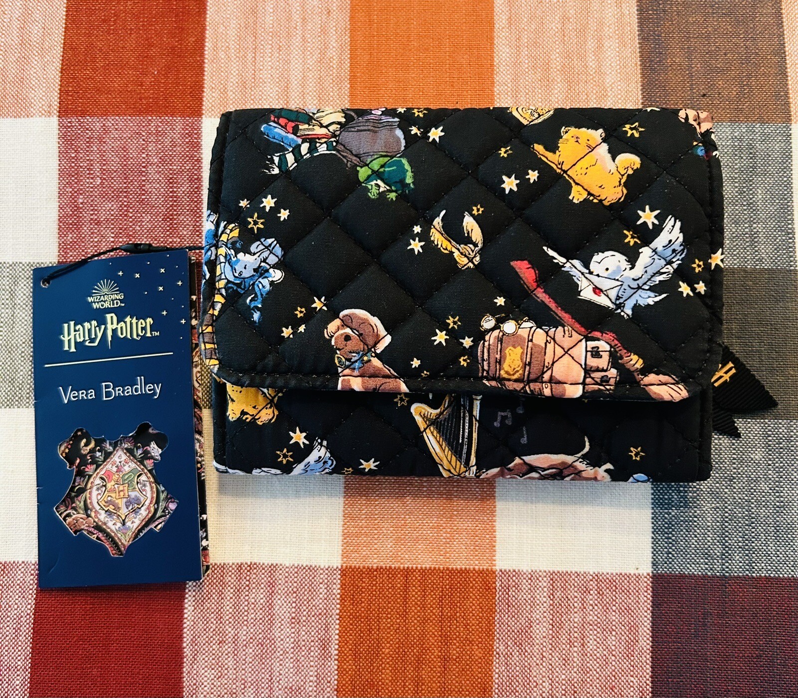 Vera Bradley & Harry Potter FRIENDS AT HOGWARTS DITSY RFID Riley