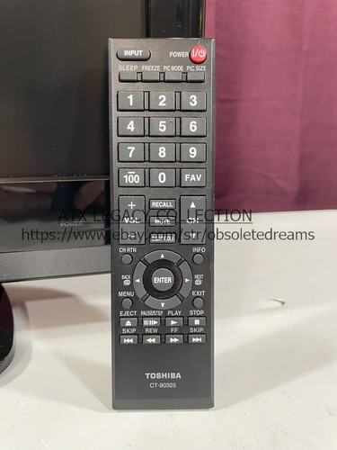 22" Toshiba 1080i LCD HD TV Monitor w/ Remote (Working 100%) VGA S-VIDEO HDMI - Picture 3 of 12