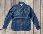 SAMURAI JEANS SWD-L01 Denim Western Shirt 10oz sword ear selvedge Made in Japan