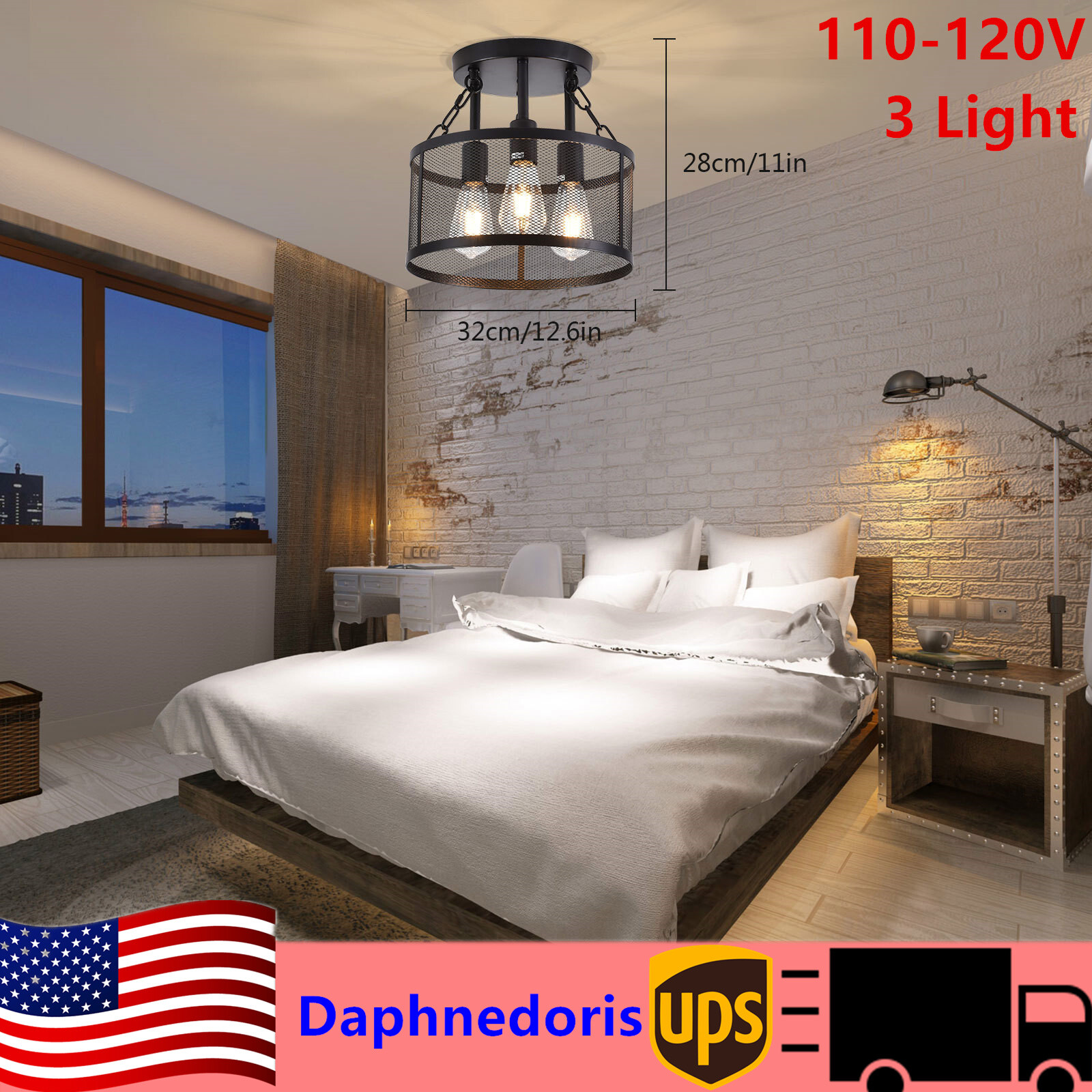 Elegant Modern Pendant Light Ceiling Lamp Fixture Fit Farmhouse Club Hallway NEW