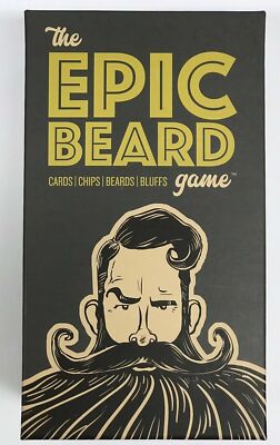Game The EPIC BEARD Game- Cards Chips Beards Bluffs