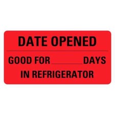 Date Opened Labels