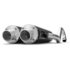 Hmf Dual Full Exhaust For Can-am Renegade 1000 12-25 Black Wturn Down