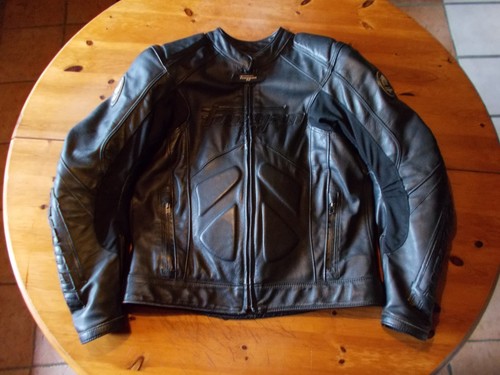 Motorrad Lederjacke schwarz Herren FURYGAN Gr. L gute Gelegenheit