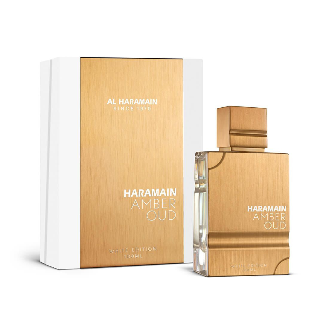 Amber Oud White Edition by Al Haramain 100ml Spray - Free Express