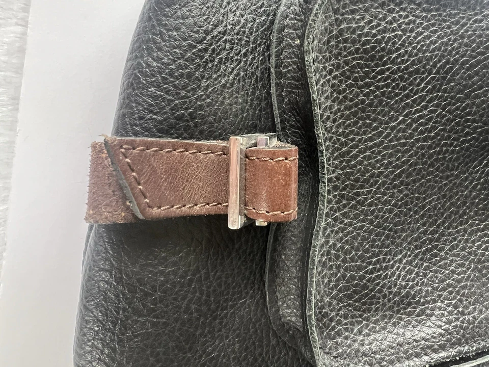 TANO черной кожи Hobo через плечо трансформируемый наплечная сумка сумочка складной - Изображение 4 из 4