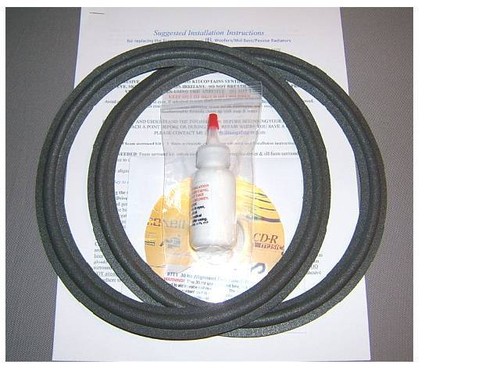 Acoustic Research AR 6" / 6.5" Foam Surround Speaker Repair Kit - Fits AR 8B & Many Models